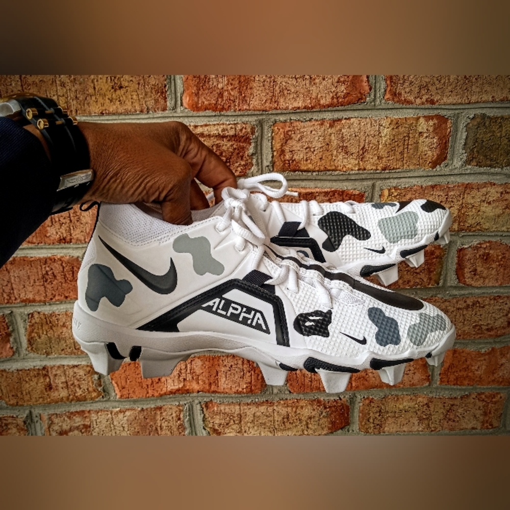 Snow Camo Custom Cleats